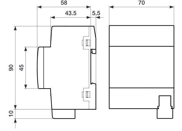 ABB DG/S2.64.1.1 DALI-Gateway, Basic, 2-fach, REG