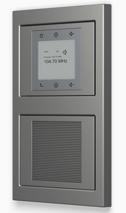 Berker 13237004 Rahmen 2-fach senkrecht, K.5, Edelstahl, Metall mattiert