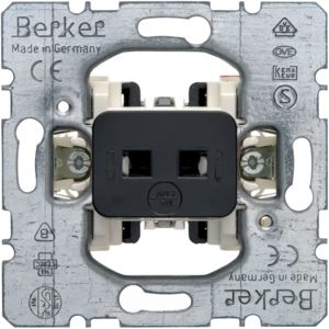 Berker 505203 Tastereinsatz für Hotelcard-Schaltaufsatz 10 A Öffner/Schließer, getrennte Eingangsklemmen