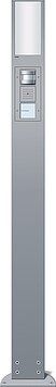 Gira 135326 E-Säule Licht mit 3x Leereinheit 1600 mm, Gira Energiesäule, Farbe alu