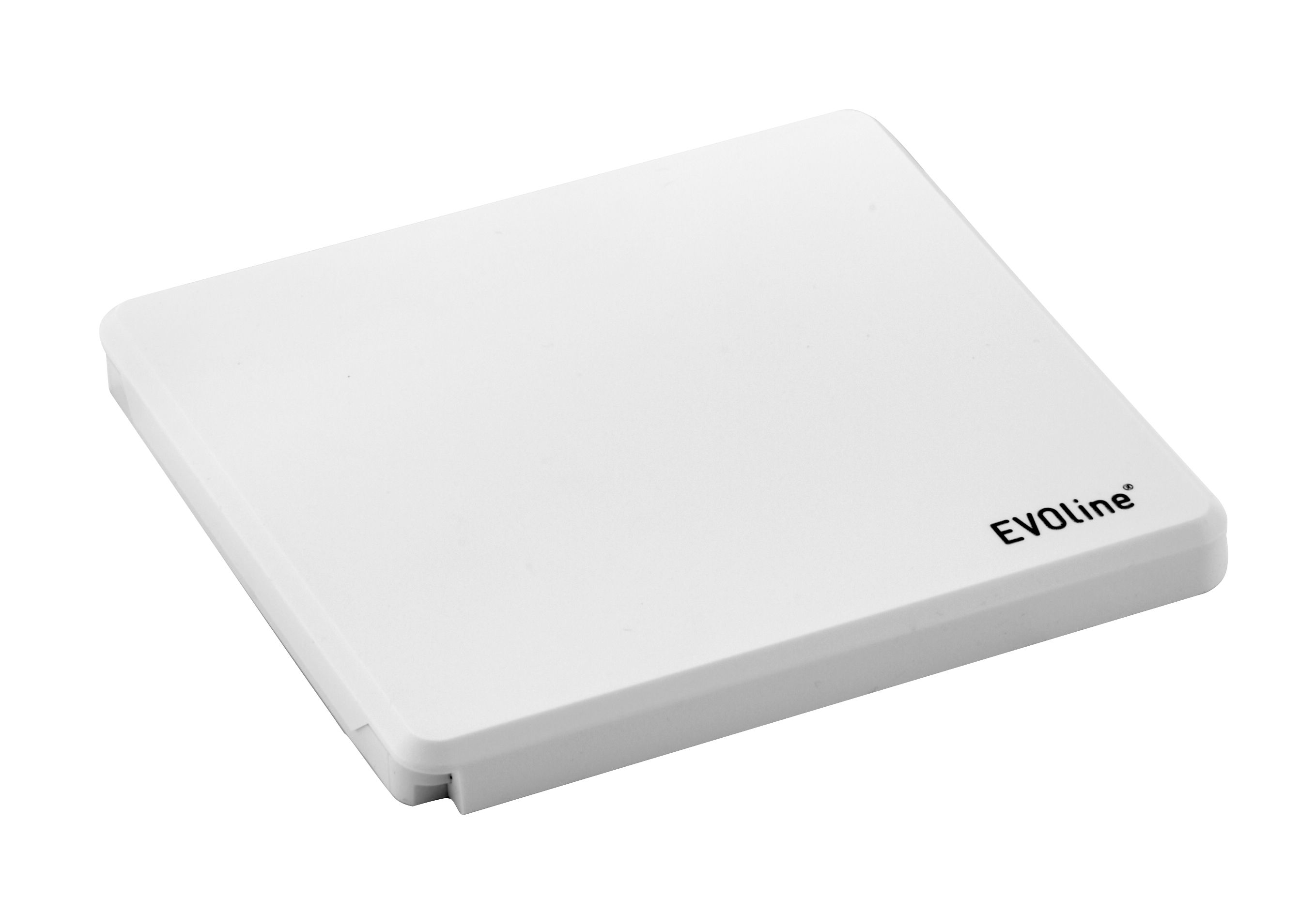 EVOline® 159270024100 Tisch-Einbausteckdose Square80, VDE Steckdose, USB Charger Typ C, weiß