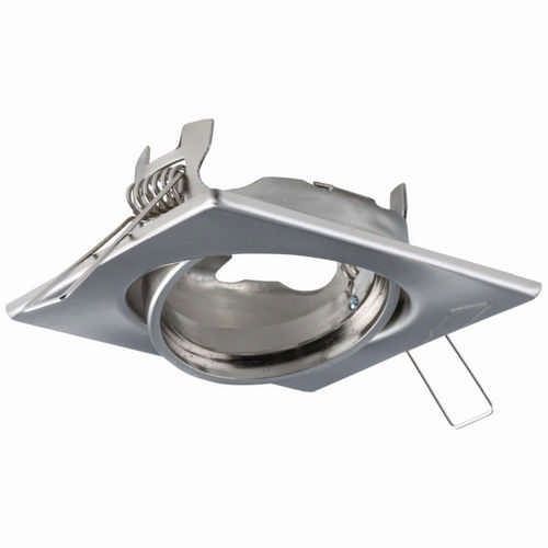 Heitronic 23554 Einbaustrahler DL6802, eckig, für GU5,3 max. 5 W, IP20, edelstahl gebürstet