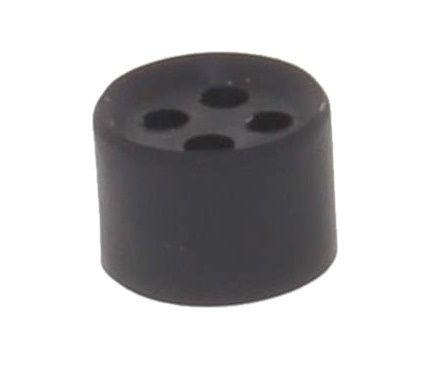 WISKA 10064392 Mehrfachdichtung 12/04/020, IP66, 1 bis 2 mm, schwarz