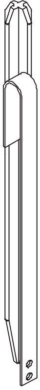 OBO 5003261 Bettermann Profilstaberder mit Bandstahlfahne 1,5 Meter
