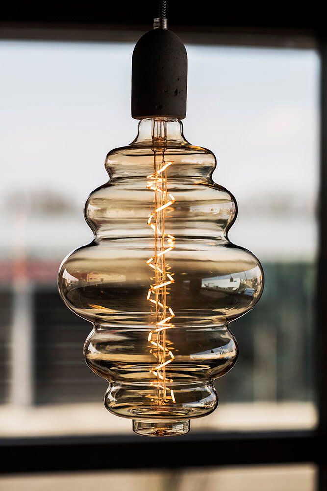 BAILEY 80100040746 Vintage-Lampe Big Benny 3W Gold Dimmbar