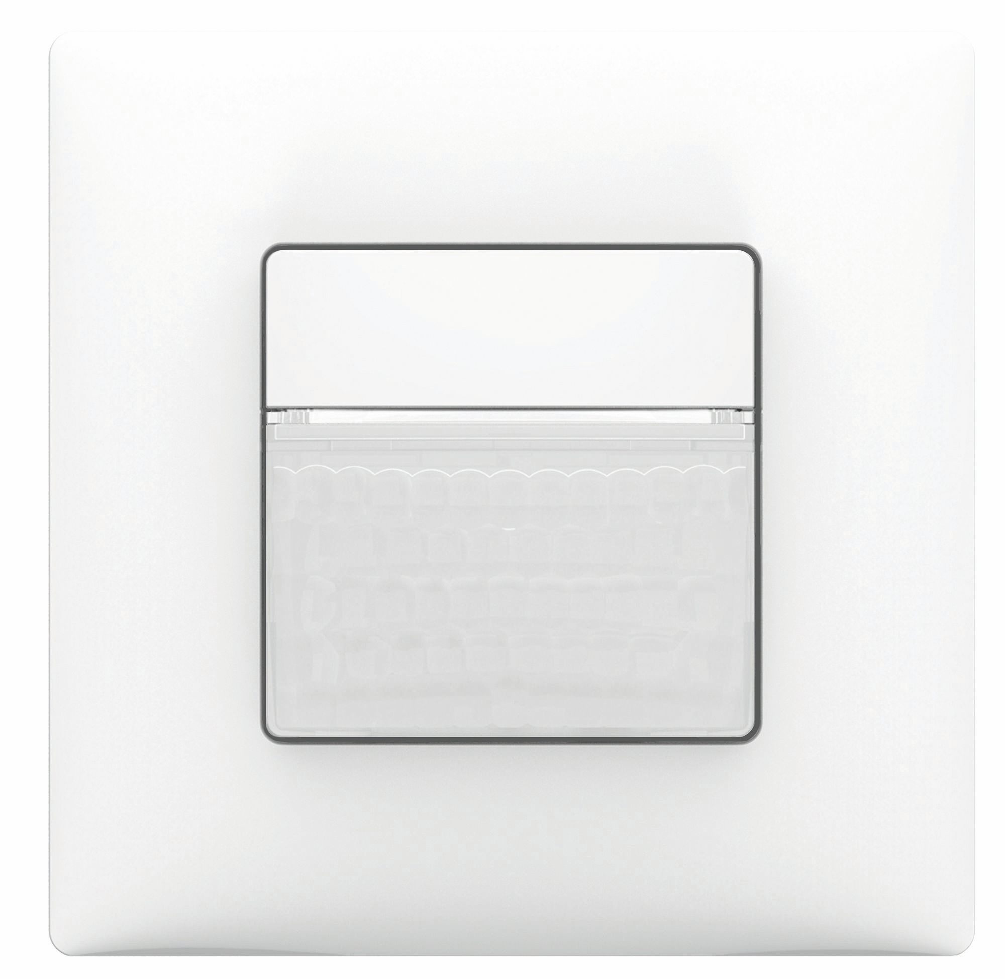 Theben 2069655 theMura P180 KNX UP WH Präsenzmelder Wandmontage UP, Erfassungsbereich 14 x 17 m, 2 x Licht, 2 x HKL