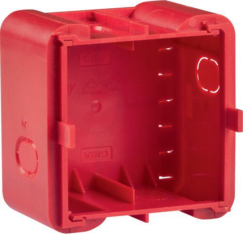Berker 18720010 Einbaudose 1-fach für UP-Montage, R.8, rot