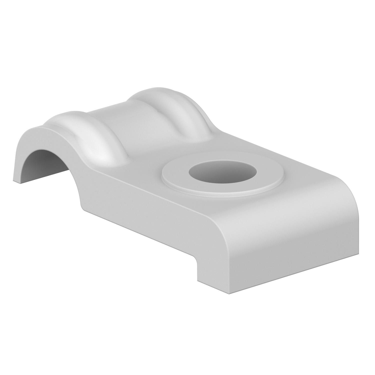 OBO Bettermann 4028 ISO-Nagelschellen, für Ø 2-4mm, 100 Stück