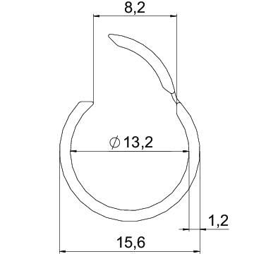 OBO Bettermann 2953M16RW Quick-Pipe Stangenrohr M16