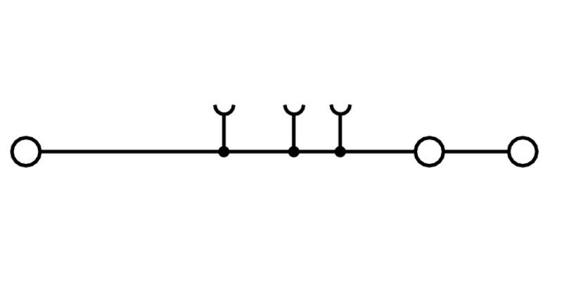 Weidmüller A3C2.5BL Durchgangs-Reihenklemme 2,5mm² blau, A-Reihe