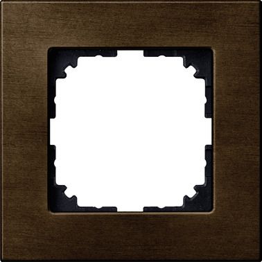 Merten MEG4051-3473 Holzrahmen, 1-fach, M-PLAN, Walnuss
