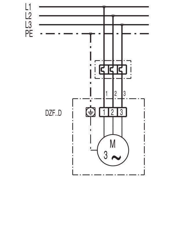 Maico DZF25/4D Axialer Wandeinbauventilator
