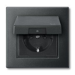 Merten 486114 Rahmen 1-fach, M-PLAN, anthrazit
