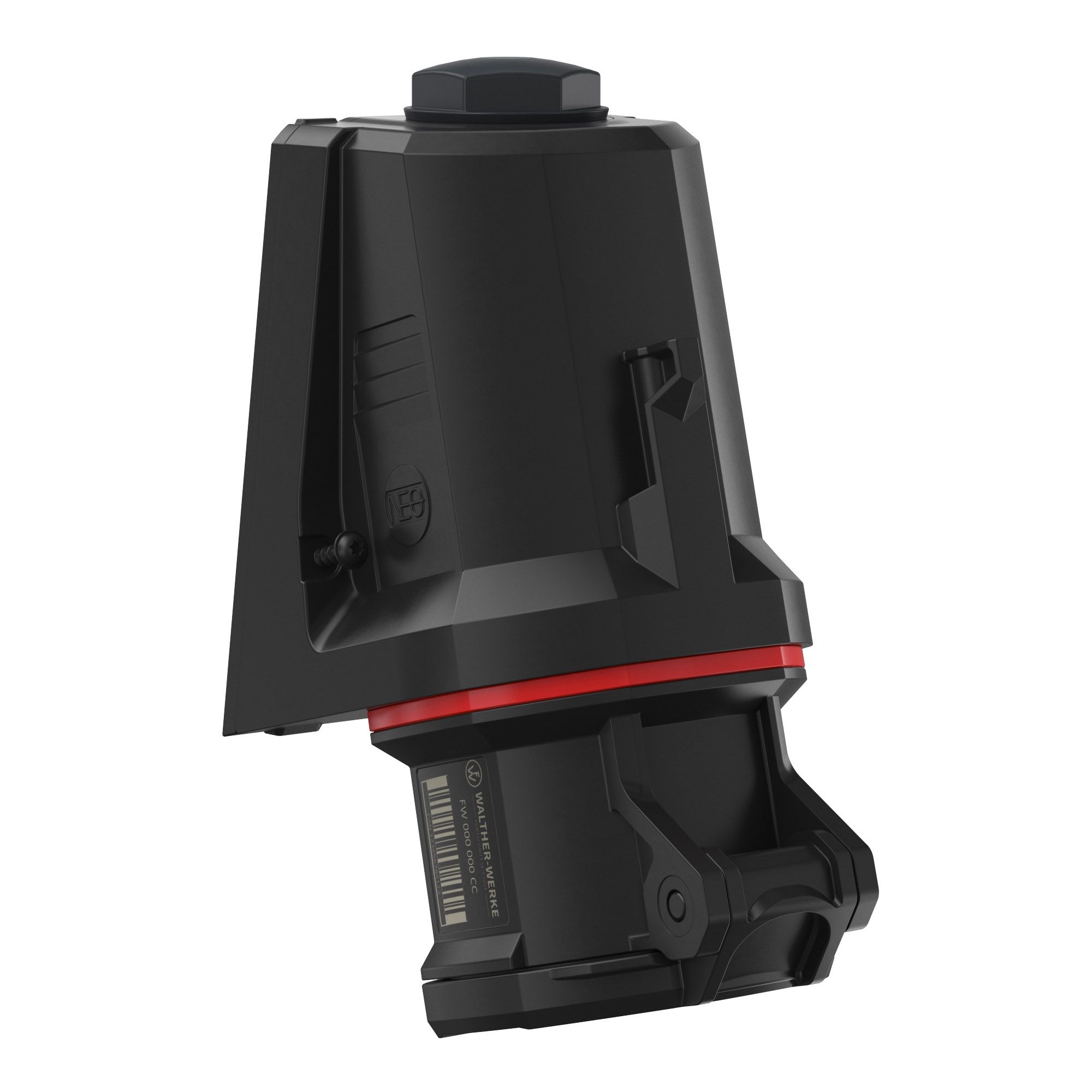 Walther Werke FW130406CC CEE NEO Wandsteckdose 32A 4P 6h IP54 mit Käfigzugfeder-Technik