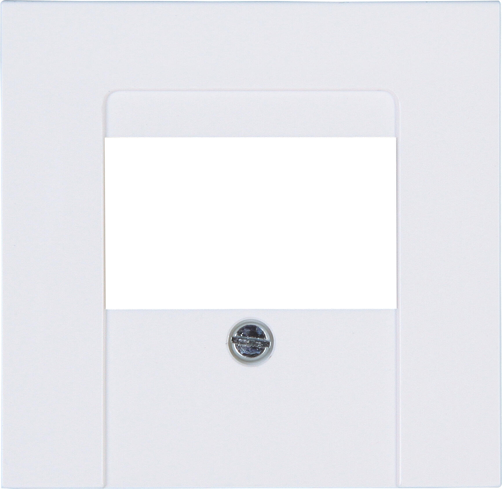 Kopp 373132007 HK07 - TAE Abdeckung, 1-3 Anschlüsse (oder 2-fach USB-Steckdose), Farbe: arktisweiß matt