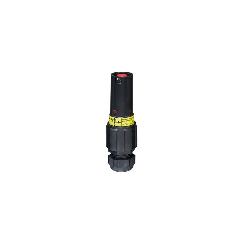 Walther Electric 2F9106SW120S Steckverbinder Powerlock Line Source, 500 A, Schraubanschluss, 120 mm², schwarz