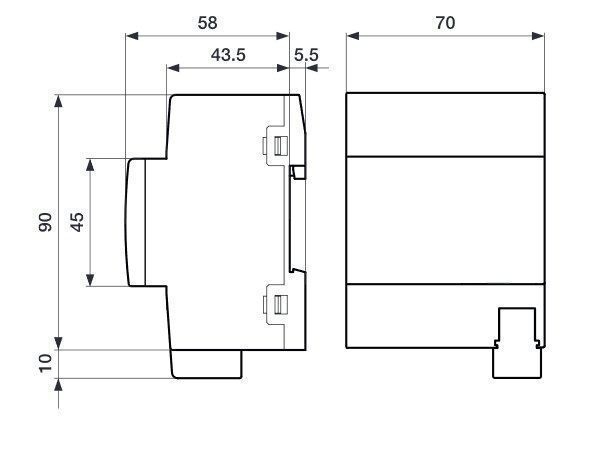 ABB SA/S4.16.2.2 Schaltaktor, 4-fach, 16 A, REG