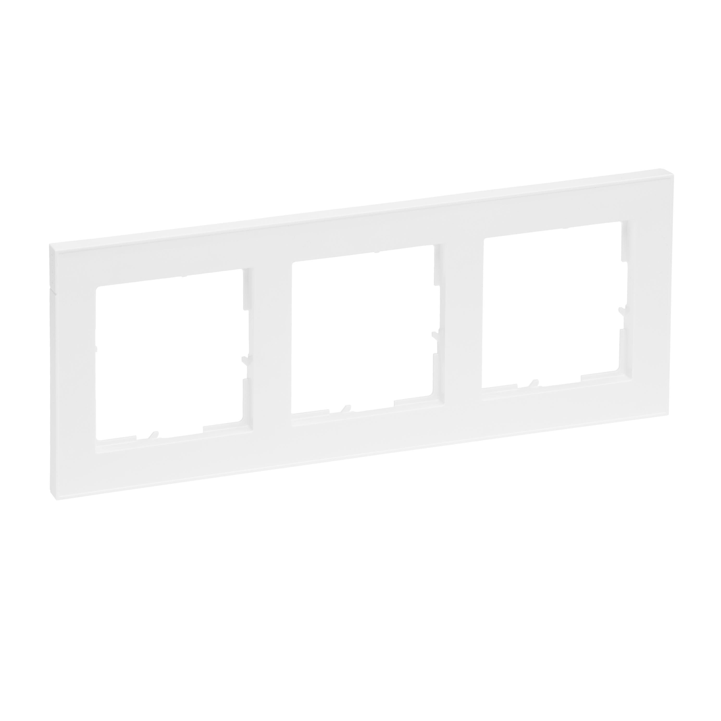 Legrand 765183 SEANO+ 3-fach Rahmen, Ultraweiß