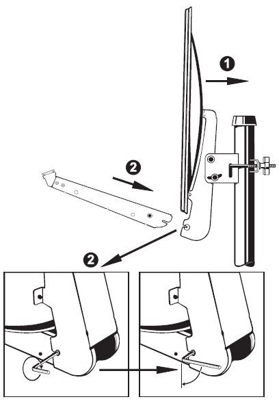 Kathrein CAS90 Offset-Parabolantenne 90cm, graphit