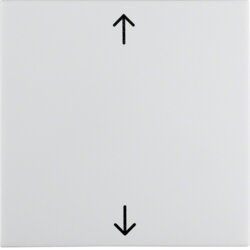 Berker 16208919 Wippe mit Aufdruck Symbol Pfeile, S.1/B.3/B.7, polarweiß glänzend