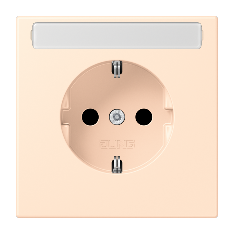 Jung LC1520N238 Schutzkontakt-Steckdose, Les Couleurs® 32123, terre sienne pâle