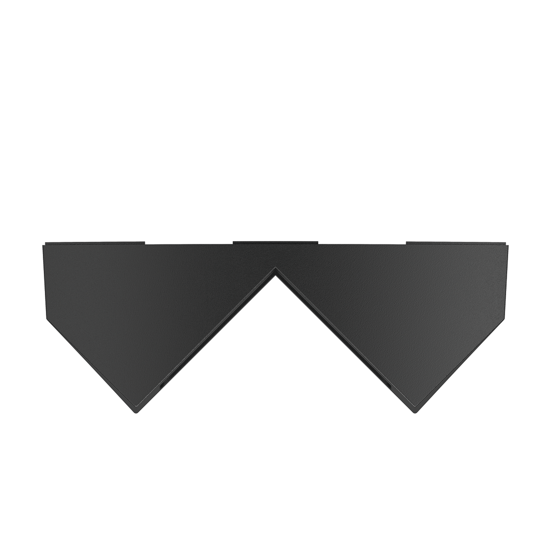 Theben 9070903 Eckwinkel theLuxa S BK, schwarz