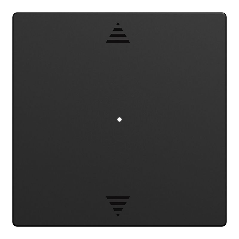 Merten MEG5215-0403 Wippe für Taster-Modul 1-fach (Pfeile Auf/Ab), schwarz matt, System M
