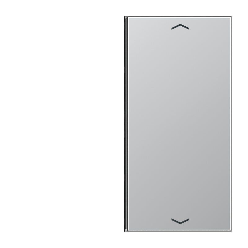 Jung AL2402TSAP Taste 2-fach, mit Pfeilsymbolen, F40, Serie LS, Aluminium