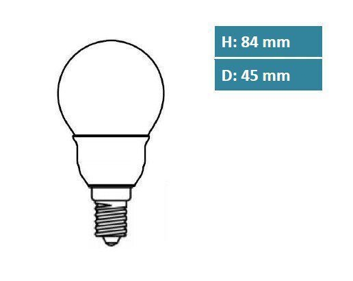 Megaman MM21041 LED-Classic Tropfen 3,5W, 250lm, E14