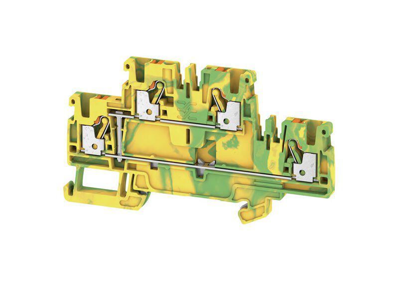 Weidmüller A2T 2.5 PE Schutzleiter-Reihenklemme 2,5mm² 2-Stock, A-Reihe