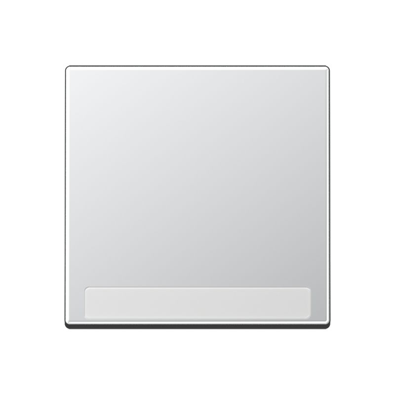 Jung A590BFNAAL 1-fach Wippe , mit Schriftfeld, Thermoplast lackiert, Serie A, aluminium