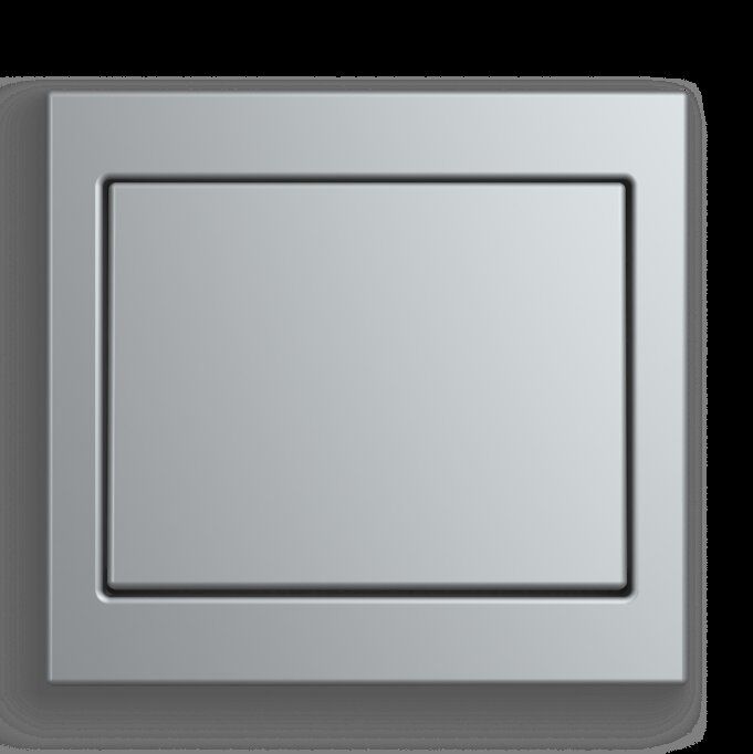 Berker 13137003 Rahmen 1-fach, K.5, Alu, Aluminium eloxiert