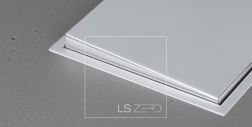 Jung LSZAL981BF Rahmen 1-fach, senkrechte und waagerechte Montage, Thermoplast lackiert, LS ZERO, Aluminium