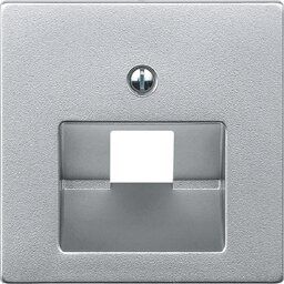 Merten 298360 Zentralplatte für UAE-Einsatz, 1-fach, System M, aluminium