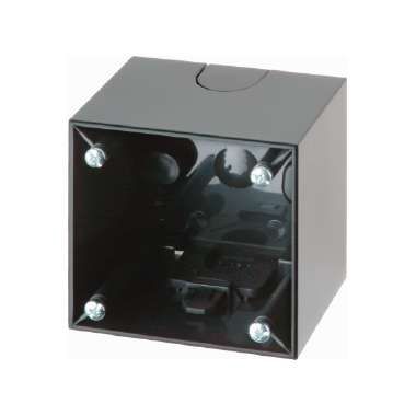 Berker 911512505 Aufbau-Gehäuse hoch Aufputz, Integro Flow, anthrazit glänzend