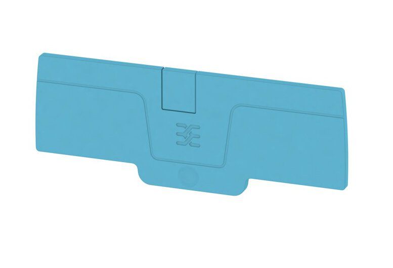 Weidmüller AEP 4C4 BL Abschlussplatte A-Reihe, blau, 50 Stück