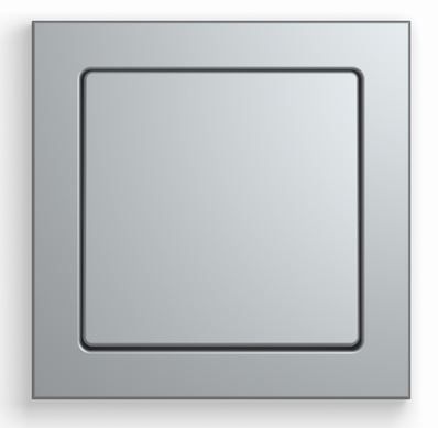 Berker 10116094 Rahmen 1-fach, Q.3, aluminium samt