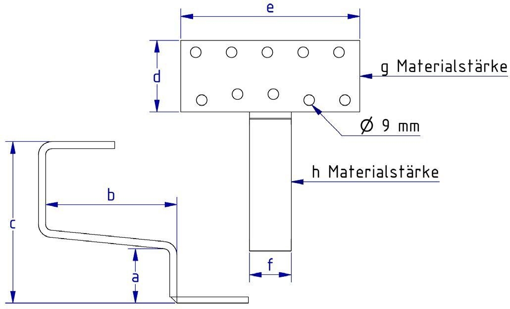 Schletter 100001-000 Dachhaken Universal