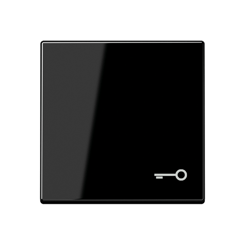 Jung A590TSW Wippe, Symbol Tür, Duroplast, Serie A, schwarz