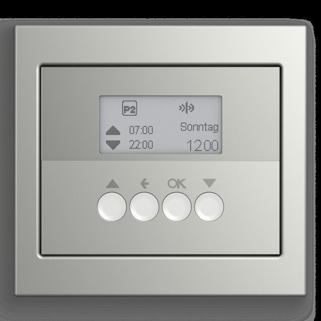 Berker 13137004 Rahmen 1-fach, K.5, Edelstahl, Metall mattiert