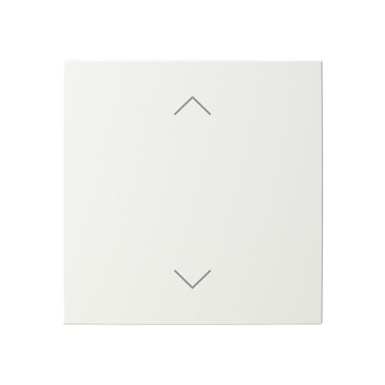 Busch-Jaeger LFAW/A.1.55.11-914 Abdeckung Wippe 1-fach mit Symbol "Pfeile Auf/Ab", alpinweiß glänzend, Busch-balance SI, KNX