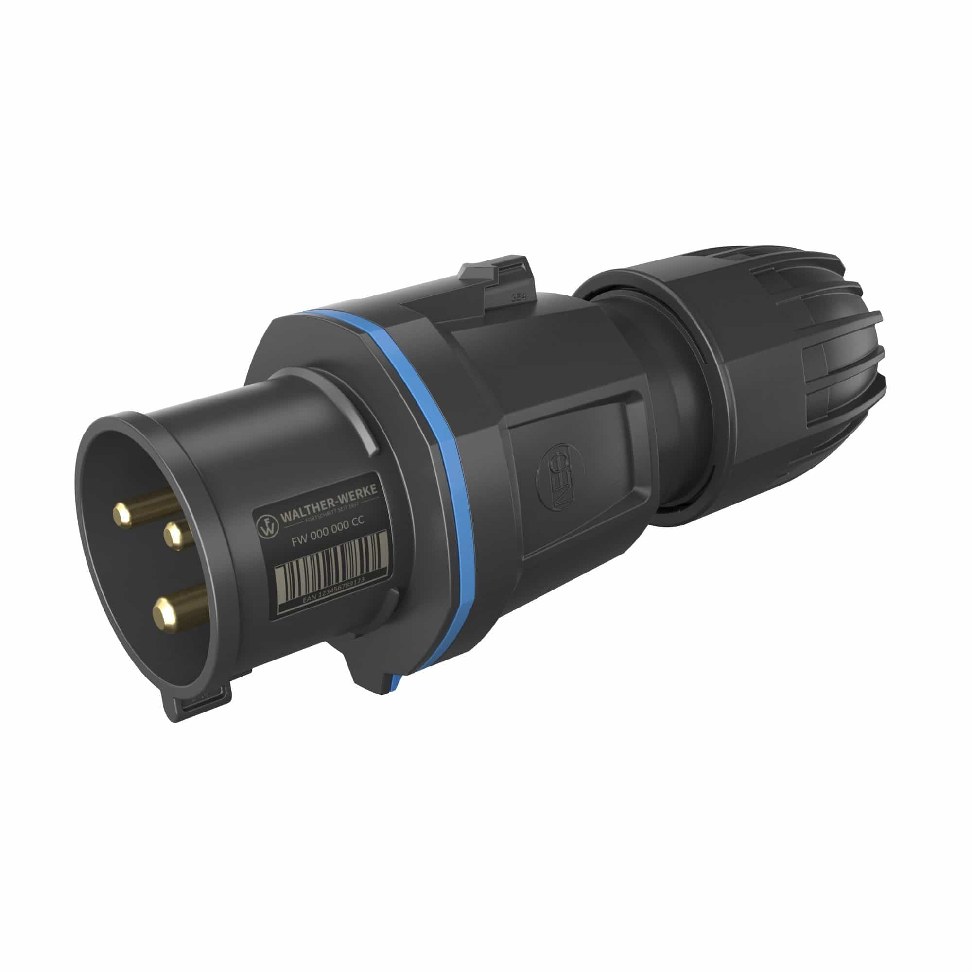 Walther Werke FW231306SK CEE NEO Stecker Classic 32A 3P 6h IP54 mit Schraubtechnik