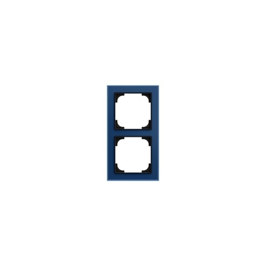Busch-Jaeger 1722-4028-101 Rahmen 2-fach, Busch-art linear, blauglas