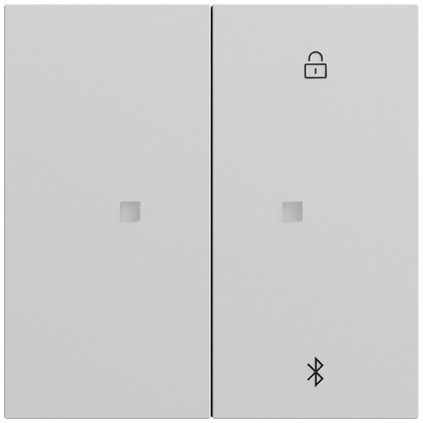 Gira 538176 System 3000 Jalousie- und Schaltuhr BT, System 70, grau matt (lackiert)