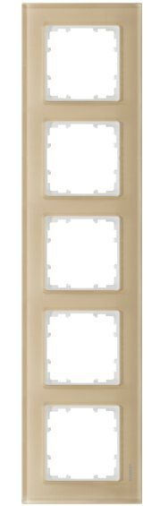 Siemens 5TG 1205-4 Glas-Rahmen 5-fach
