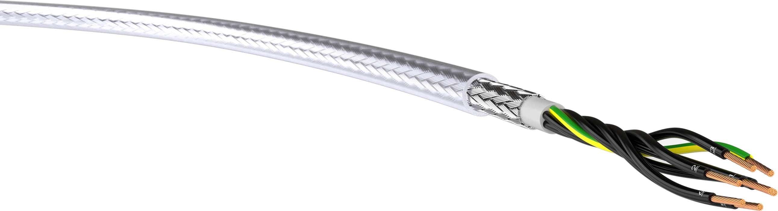 Steuerleitung geschirmt YSLYCY-JZ 7x0,75 mm², Schnittware, grau