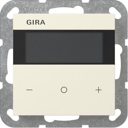 Gira 200401 Raumklimasensor Standard KNX, System 55, cremeweiß glänzend
