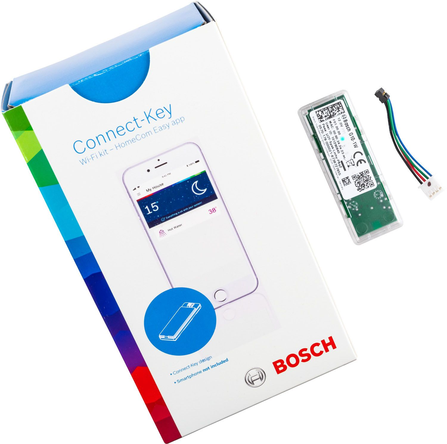 Bosch 7736506116 WLAN-Nachrüstmodul G10-1 W für Durchlauferhitzer, für mobile Steuerung per App