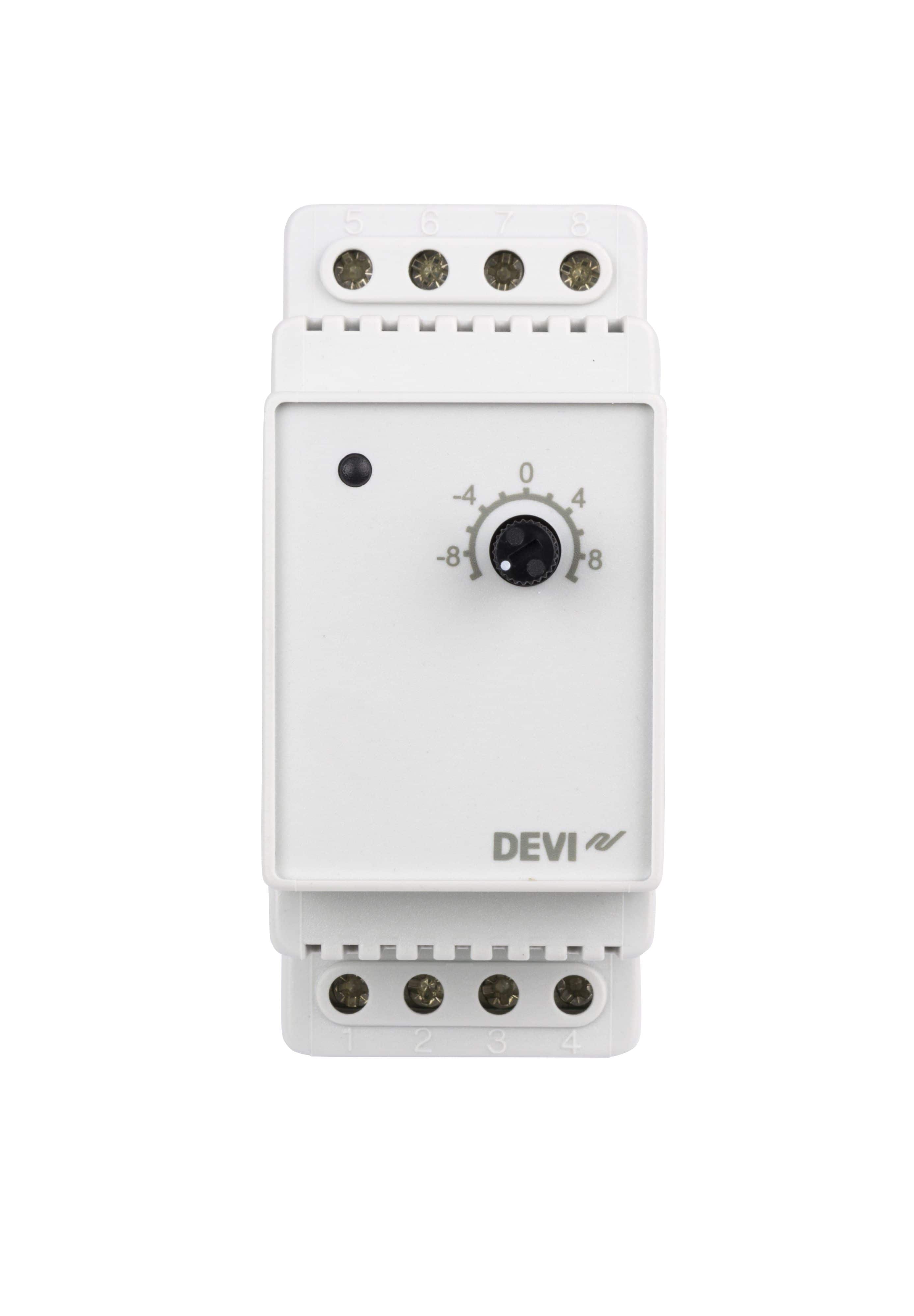 Devi 140F1070 DEVIreg 330 Thermostat mit Leitungsfühler, -10 bis +10°