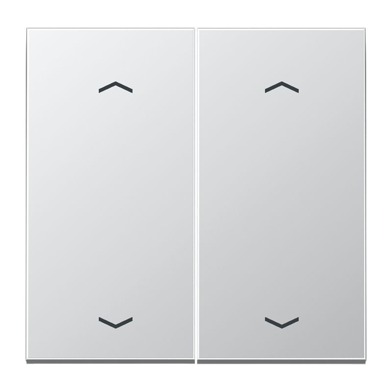 Jung AL102P Wippe, mit Pfeilsymbolen für Taster 2-fach, F10, Serie LS, Aluminium